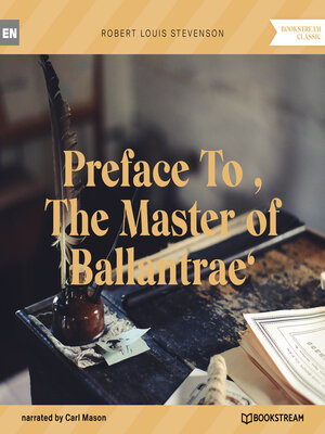 cover image of Preface to 'The Master of Ballantrae' (Unabridged)
